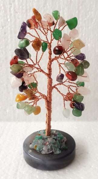 Mixed Gemstone Tree - Agate Base