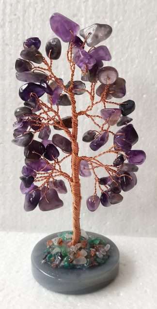 Amethyst Tree - Agate Base
