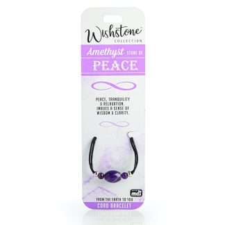 Wishstone Collection Amethyst Cord Bracelet