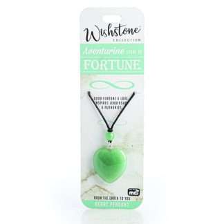 Wishstone Collection Aventurine Heart Pendant