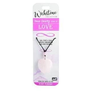 Wishstone Collection Rose Quartz Heart Pendant