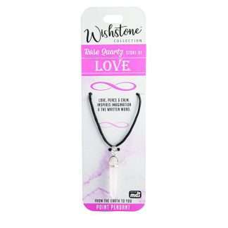 Wishstone Collection Rose Quartz Point Pendant