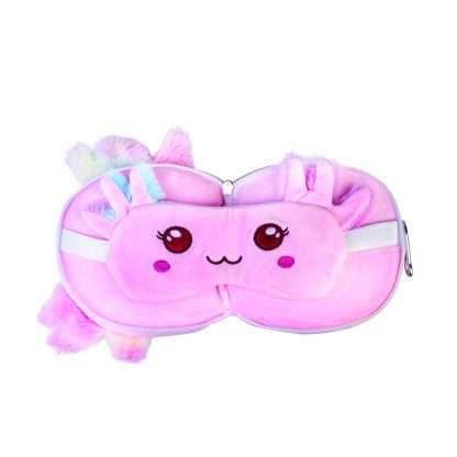 Smoosho's Pals Travel Axolotl Mask & Pillow - Image 2
