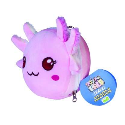 Smoosho's Pals Travel Axolotl Mask & Pillow - Image 6