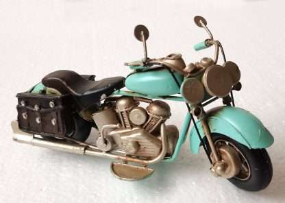 Retro Motorbike Blue