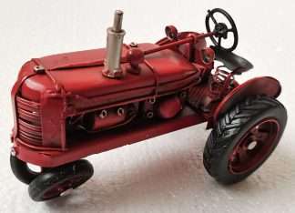 Retro Tractor Red
