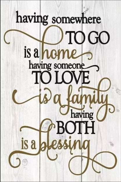 Wall Art on MDF Blessing 40x60cm