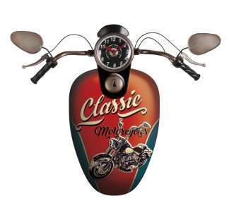 Metal Wall Art Classic Motorbike