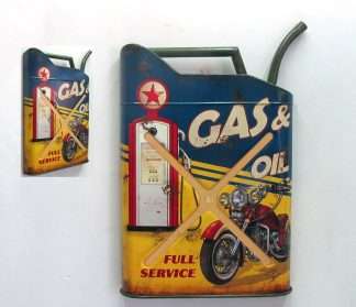 Metal Wall Art Gas & Oil 32x48CM