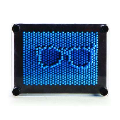 Blue Neon Pin Art