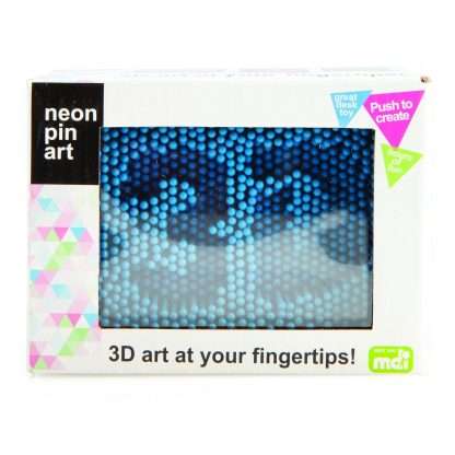 Blue Neon Pin Art - Image 4