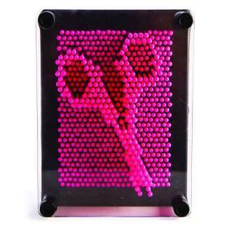Pink Neon Pin Art