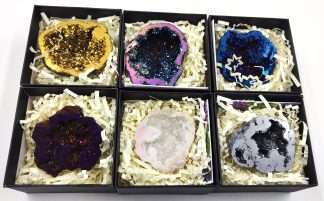 Aura Quartz Geode Assorted