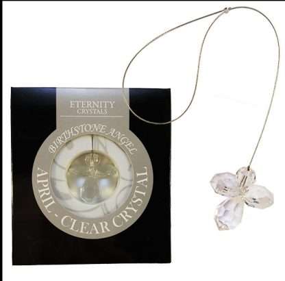 Eternity Crystals Birthstone Suncatcher Apr