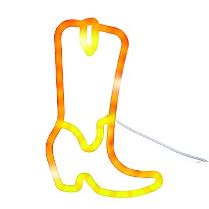 Cowboy Boot LED Wall Light - Image 3