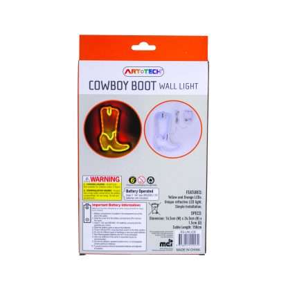 Cowboy Boot LED Wall Light - Image 5