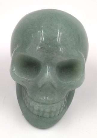 Gemstone Skull  Green Aventurine Large
