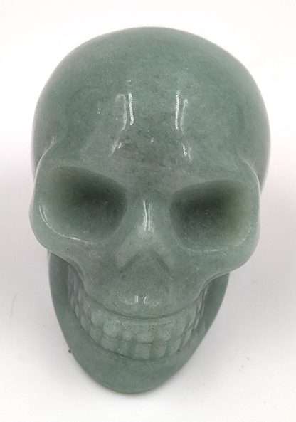 Gemstone Skull  Green Aventurine Large