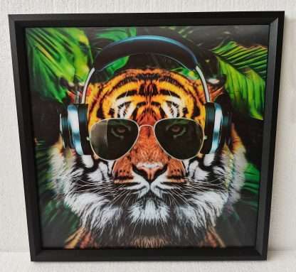 3D Cool Tiger 40x40CM