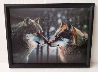 3D Wolf Pack 30x40CM