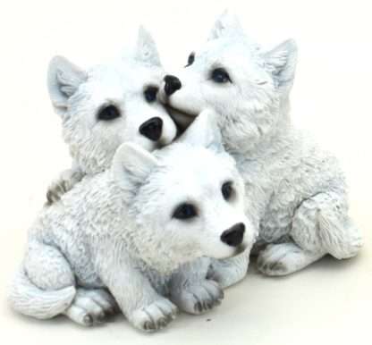 Wolf Pups Figurines