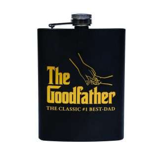The Goodfather Metal Flask