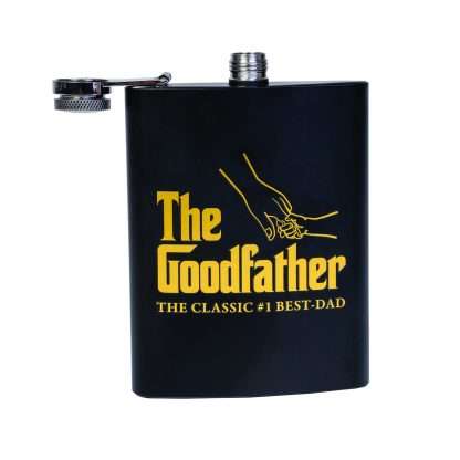 The Goodfather Metal Flask - Image 2