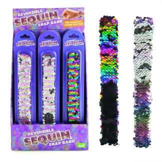 Colour Flip Sequin Snap Bands