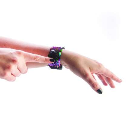 Colour Flip Sequin Snap Bands - Image 5