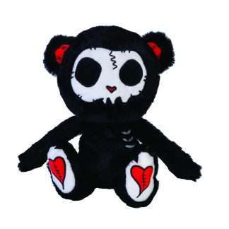Gus Fink's Grim the Stitch Bear Gooli Plush Black