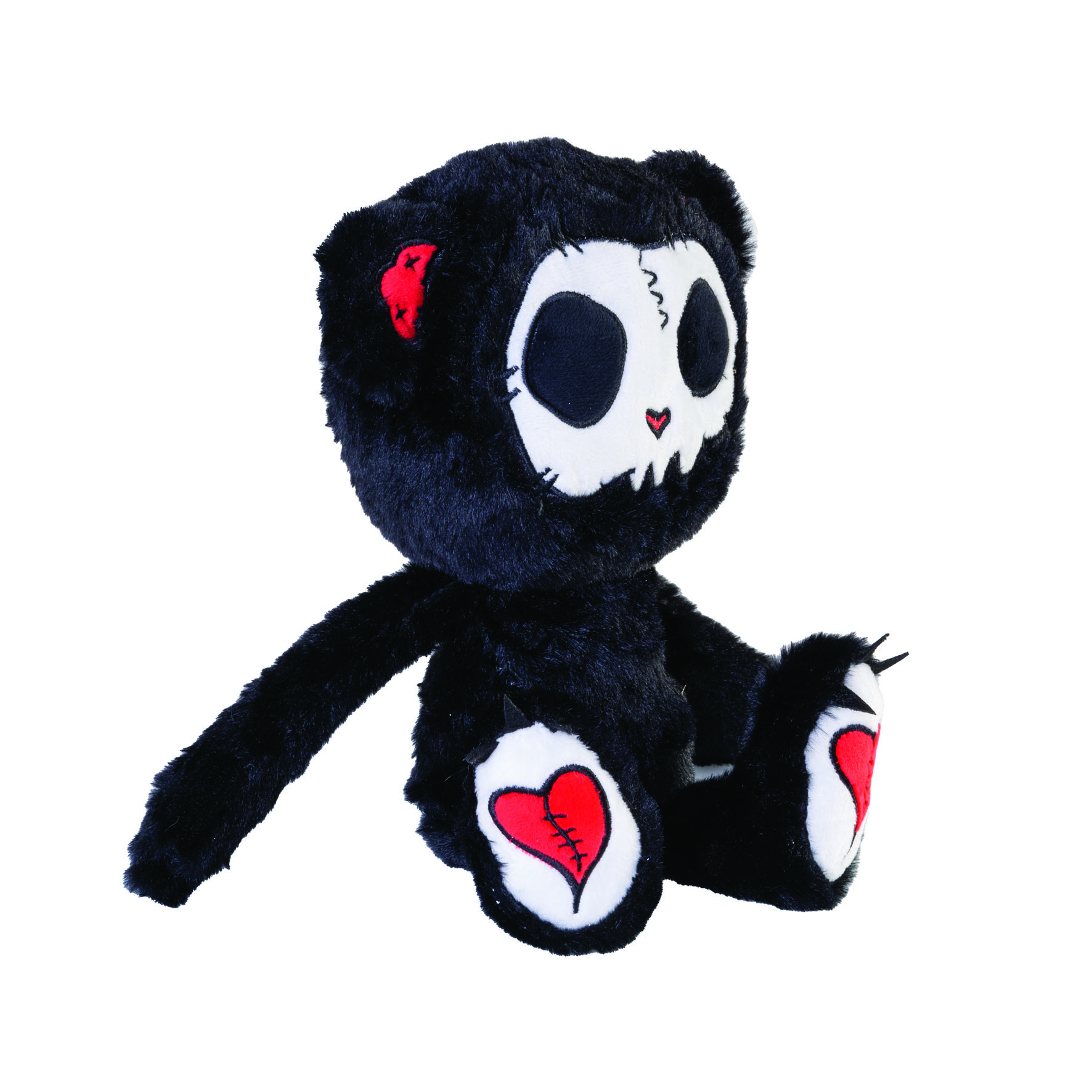 Gus Fink's Grim the Stitch Bear Gooli Plush Black - Image 2