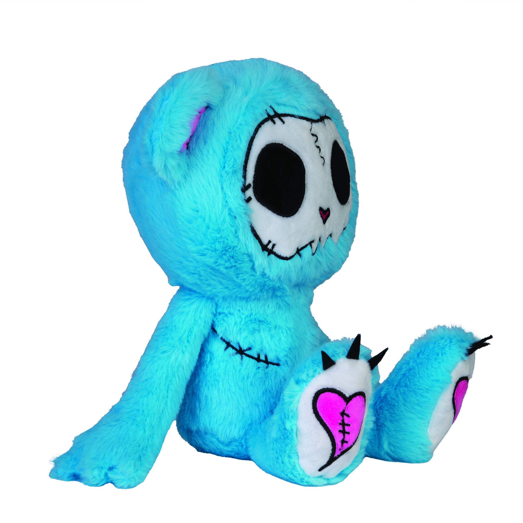 Gus Fink's Grim the Stitch Bear Gooli Plush Blue - Image 2