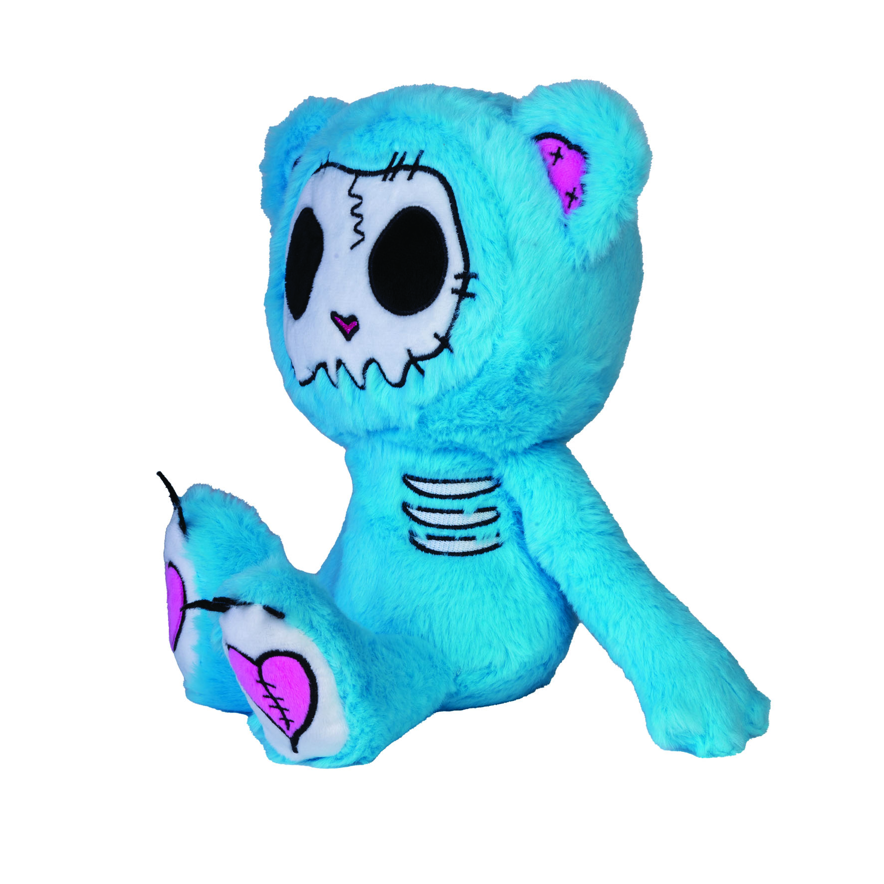 Gus Fink's Grim the Stitch Bear Gooli Plush Blue - Image 3