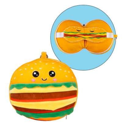 Smoosho's Pals Travel Burger Mask & Pillow