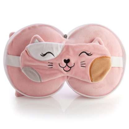 Smoosho's Pals Travel Cat Mask & Pillow - Image 2