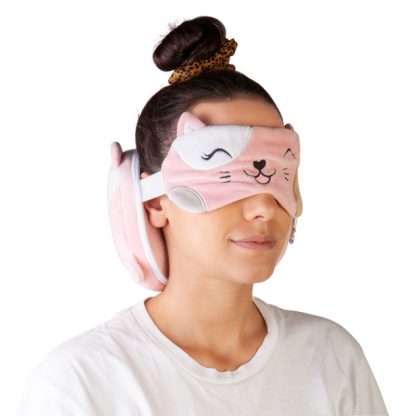 Smoosho's Pals Travel Cat Mask & Pillow - Image 3