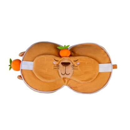 Smoosho's Pals Travel Capybara Mask & Pillow - Image 2
