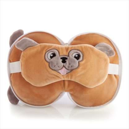 Smoosho's Pals Travel Pug Mask & Pillow - Image 2