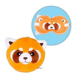 Smoosho's Pals Travel Red Panda Mask & Pillow