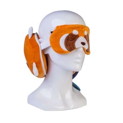 Smoosho's Pals Travel Red Panda Mask & Pillow - Image 3