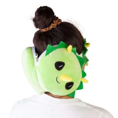 Smoosho's Pals Travel Triceratops Mask & Pillow - Image 4