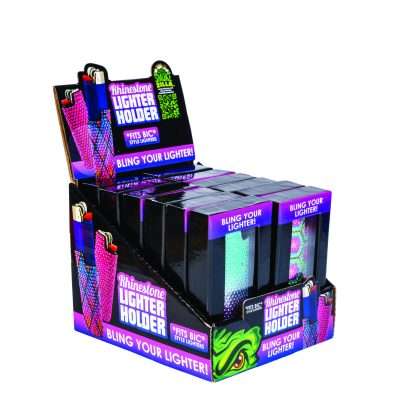 Smokezilla Rhinestone Metal Lighter Case - Image 4