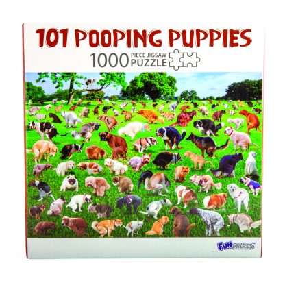 101 Pooping Puppies 1000 pc Jigsaw Puzzle