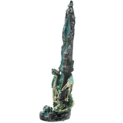 Dragon Waterfall Upright Ashcatcher Incense Stick Burner - Image 9
