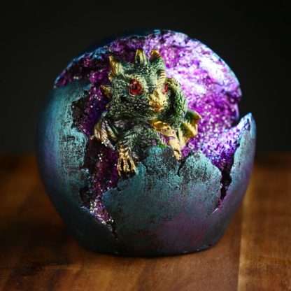 Baby Dragon LED Geode Hatching Dragon Egg - Image 5