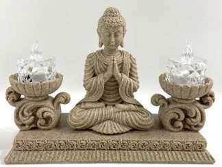 Praying Buddha Candle Holder