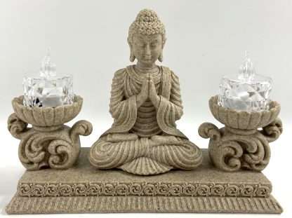 Praying Buddha Candle Holder