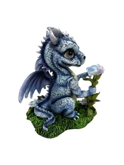 Ice Dragon with Flowers - Image 2