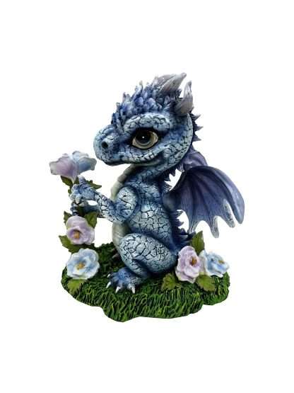 Ice Dragon with Flowers - Image 3