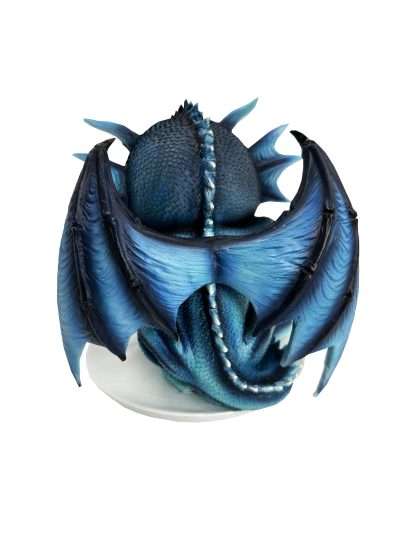Cute Blue Dragon on Coffee Mug - Image 3